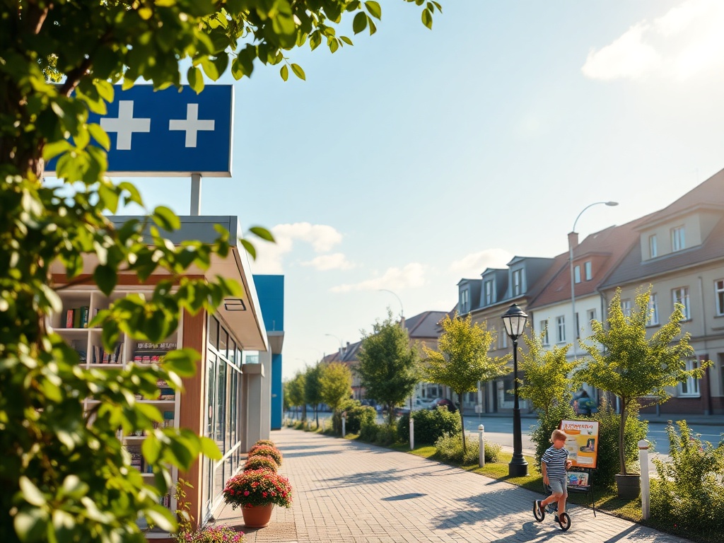 Grafika przedstawiająca kalendarz z zaznaczonymi terminami wizyt lekarskich w Lęborku, symbolizująca kolejki do specjalistów.