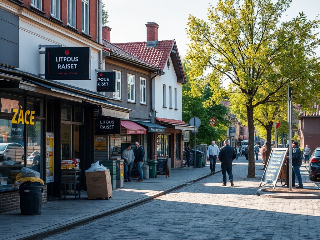 Grafika symbolizująca dofinansowanie lub rozwój regionu Lęborka w ramach ZIT MOF