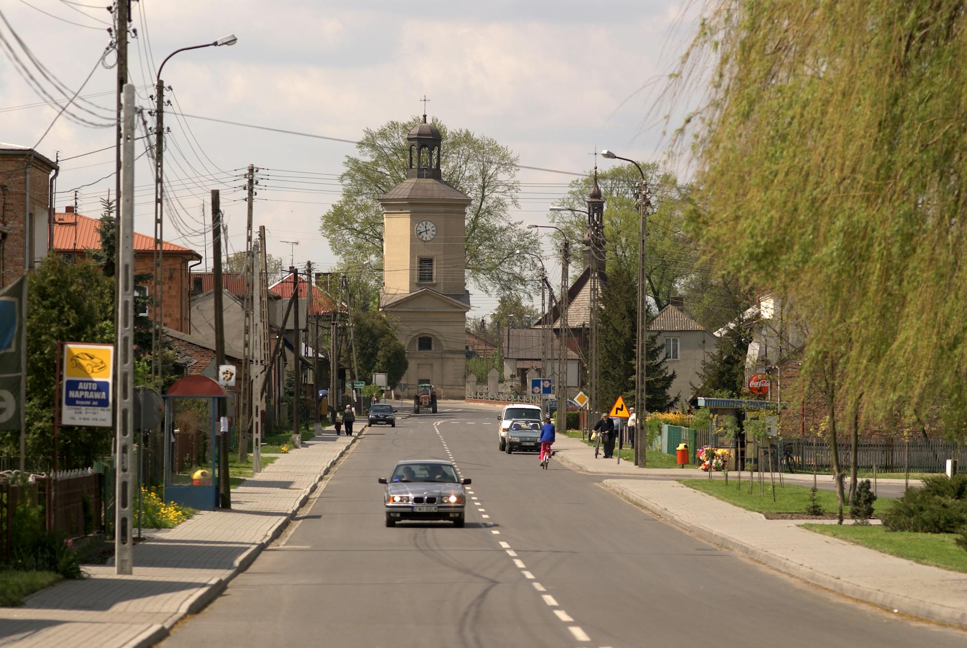 Logo Lęborka lub zdjęcie miasta z tekstem Lębork informacje 7 kwietnia